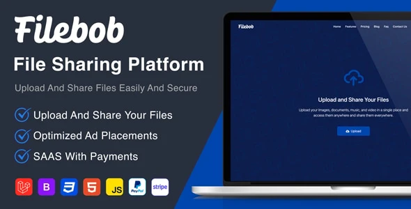 Filebob – File Sharing And Storage Platform (SAAS)