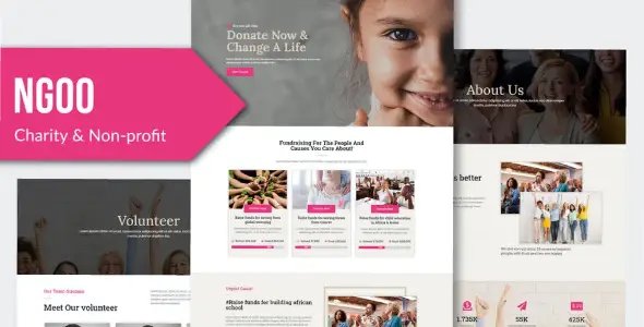 NGOO – Non-profit Charity Template Kit