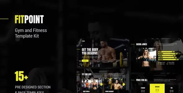 Fit Point – Gym & Fitness Elementor Template Kit