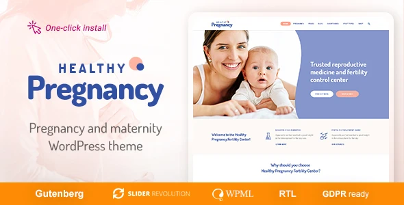 Healthy Pregnancy – Health & Medical WordPress Theme