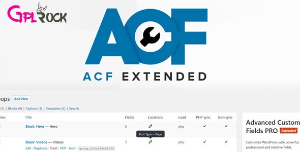 ACF Extended Pro
