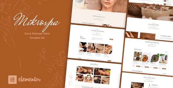 Mikrospa – Spa & Massage Elementor Template Kit