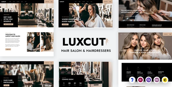 Luxcut – Hair Salons and Hairdressers WordPress Theme