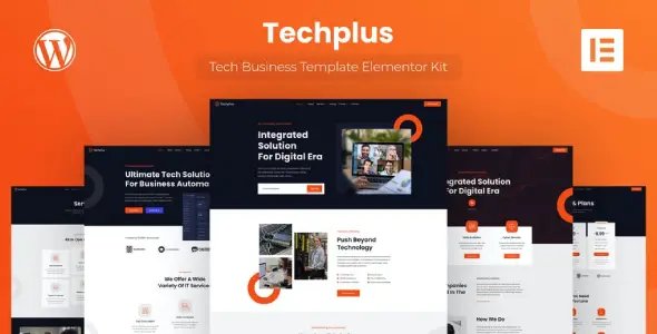 Techplus – Tech Business Elementor Template Kit