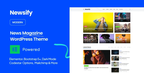 Newsify – Modern Magazine WordPress Theme