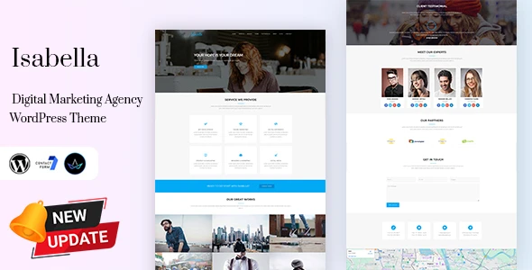 Isabella – Digital Marketing Agency WordPress Theme