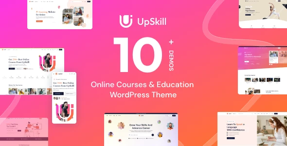 UpSkill – Education Online Courses LMS WordPress Theme