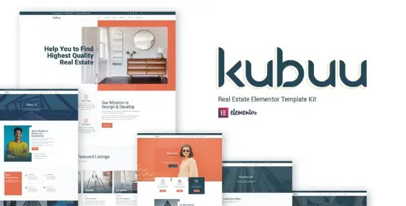 Kubuu – Real Estate Elementor Template Kit