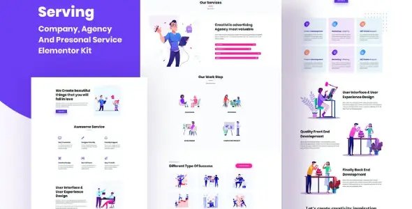 Serving – Service & Business Template Kit