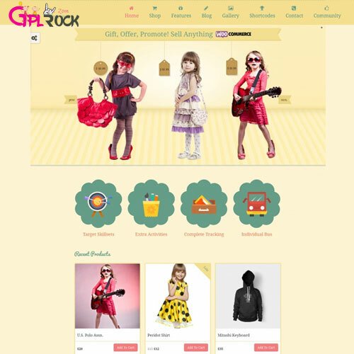 Kids Zone - Children WordPress Theme