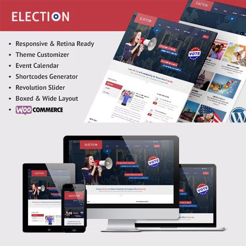 Election – Political WordPress Theme