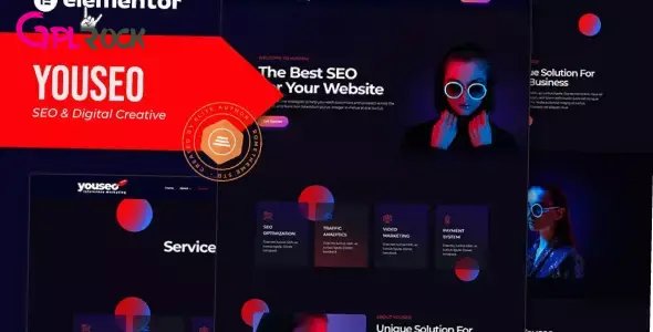 Youseo – SEO & Digital Creative Agency Elementor Template Kit