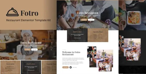 Fotro – Food & Restaurant Elementor Template Kit