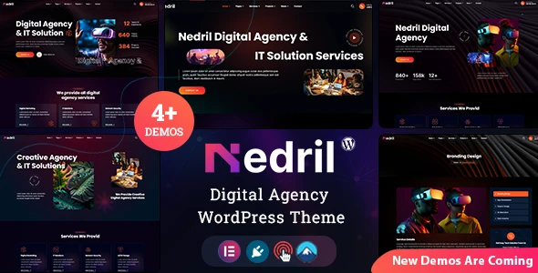 Nedril – Creative Agency & Portfolio WordPress Theme