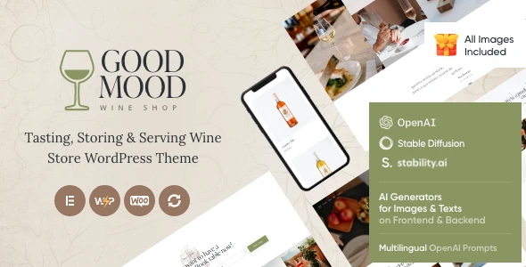 Good Mood – Wine Shop WordPress Theme